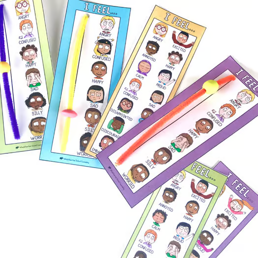 Real-life emotion recognition cards for social emotional learning and special education