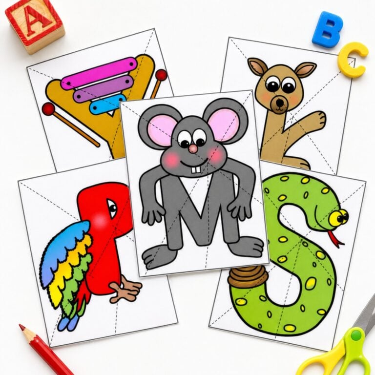 Alphabet Task Cards Puzzle: A Fun, Hands-On Way to Build Letter Recognition