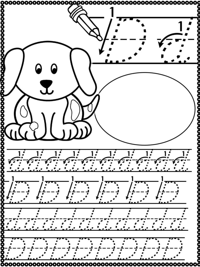 D’Nealian Font Handwriting A-Z Book
