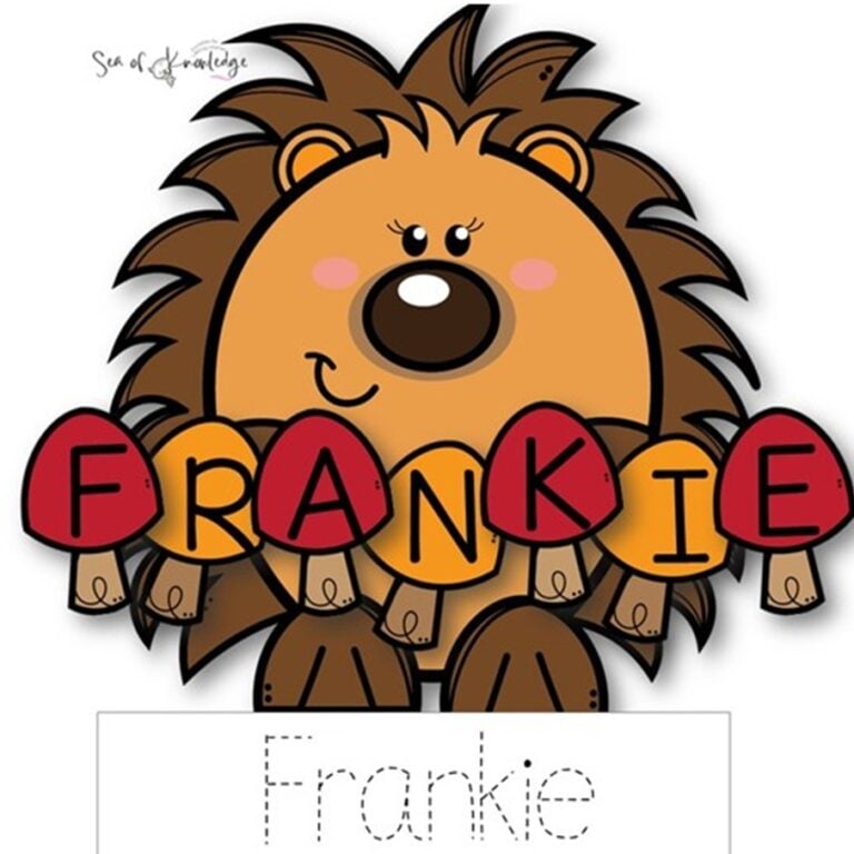 Hedgehog Name Craft