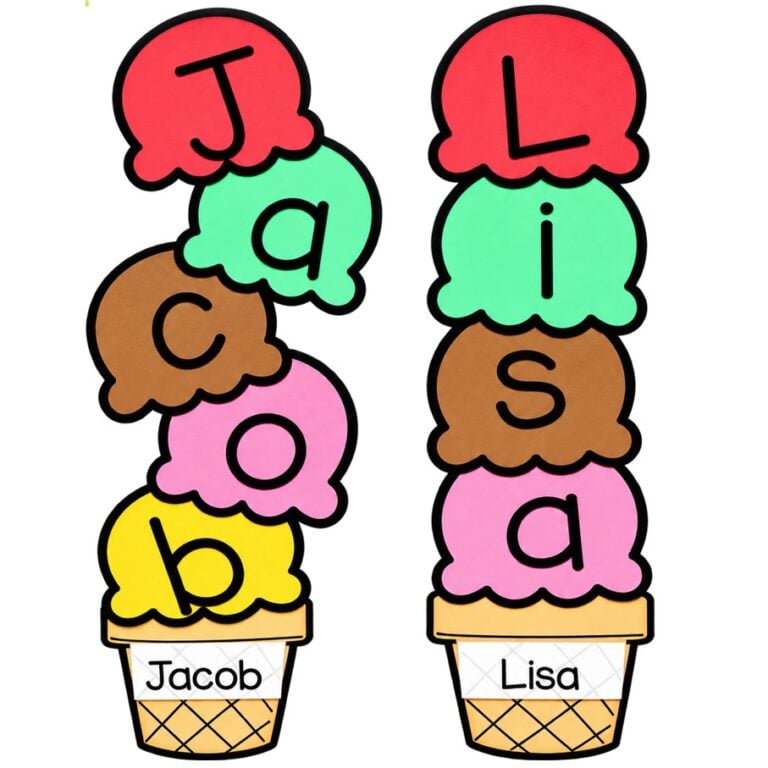 Ice Cream Name Craft