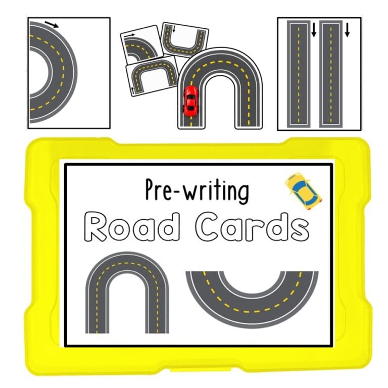 Road Pre-Writing Task Cards